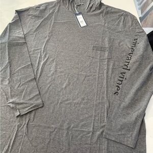 Vineyard Vines Long Sleeve Gray Tee